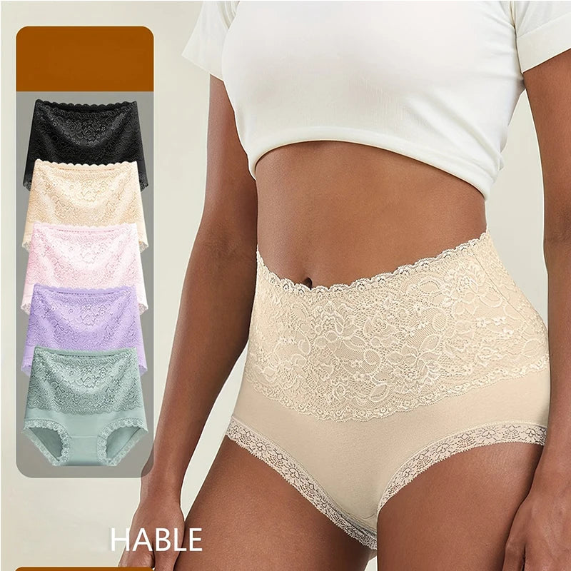 Wholesale New Type Summer Fine Quality Fascinating Stretch Cotton Mid Rise Lace Panties Women Mixed Colors Free Size 18-25 Years