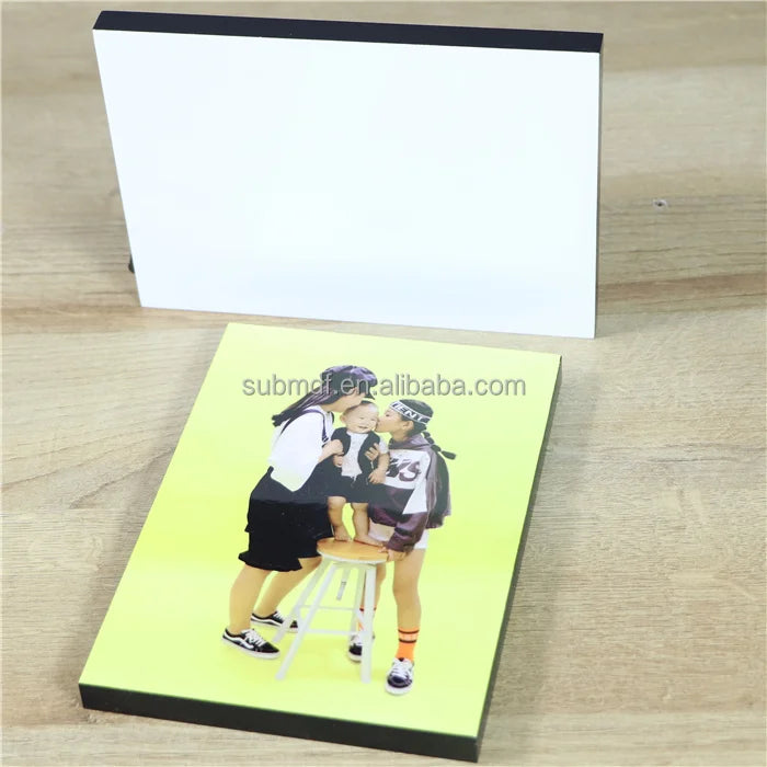 China Manufacturer 5x7" Heat Transfer Printing MDF Blank Sublimation Photo Panel