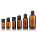 5 ml 10 ml 15 ml 20 ml 30 ml 50 ml 100ml Euro Dropper Amber Oil Glass Bottle With Tamper Evident Cap and Orifice Reducer