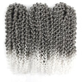 Japanese high temperature fiber jerry curl 3x braiding hair