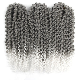 Japanese high temperature fiber jerry curl 3x braiding hair