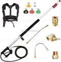 Xinxing 6-20 ft Water Fed Pole for Traditional Window Cleaning Washing High-reach with 4000 psi High Pressure Washer
