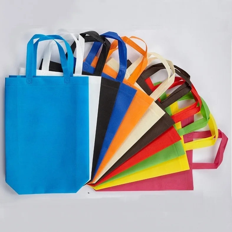 Custom Printed Promotional Nonwoven Fabric Grocery Tote Bag Manufacturers Wholesale Gift Bag Non Woven Bags Shopping With Logos