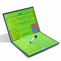 Custom Magnetic Football Coach Board PVC Folding Display Board Soccer Coach Tactic Board Navy 44x32cm Easy to Wipe