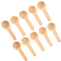 Wholesale Price Engrave Logo Honey Tea Coffee Small Bath Salt Spoon Mini Wooden Spoons for Spice Jars