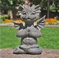 Diy Custom Garden Dragon Statue Dragon Faux Stone Resin Figurine