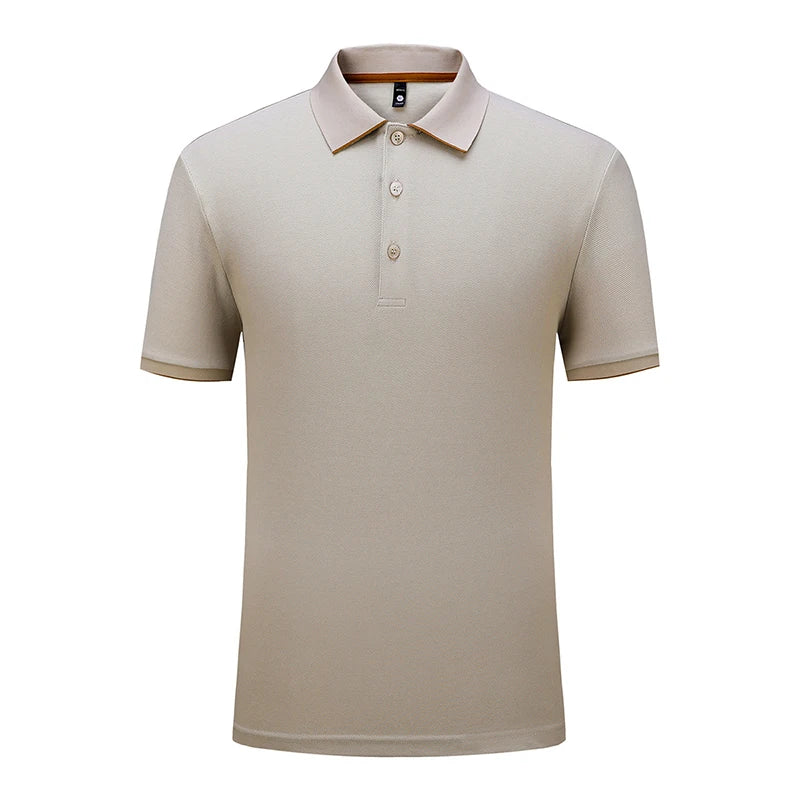 Wholesale Blank Short Sleeved Polo Shirts Customized Golf Polo Shirts With Embroidered Heat Transfer Printing Customized Logo