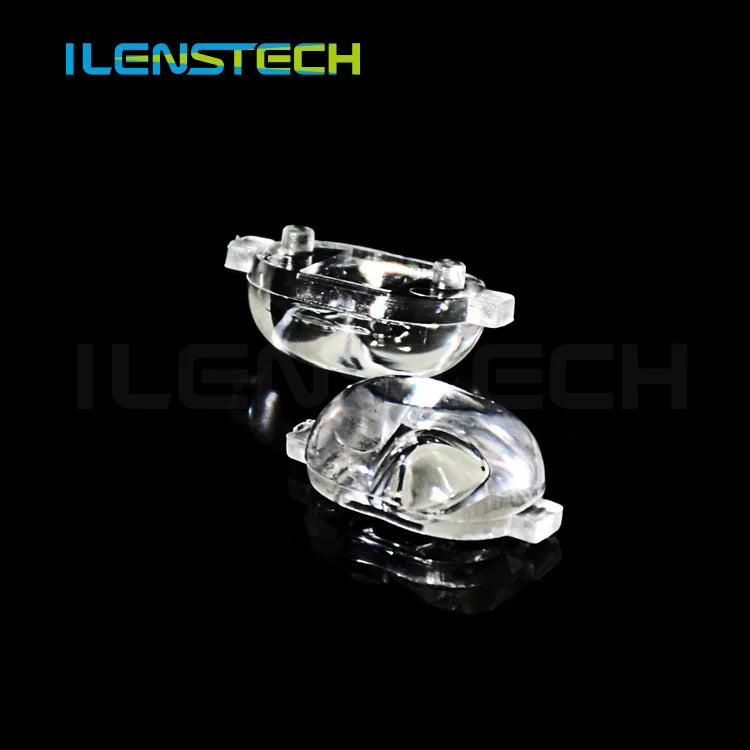 85x135 Degree Asymmetric Led Lens 18mm 5050 LED Optical Peanut Lens for Street Light
