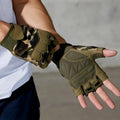 New Style Adjustable Wrist Strap Custom Men Gym Half Finger Fitness Training Sports Gloves