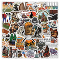 2024 Newly 50PCS Funny Arborist Cartoon Lumberjack Logger Stickers