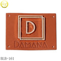 Custom Leather Labels Manufacturer Rectangle logo Brown Pu Tags Coat Badge Accessory for Clothes