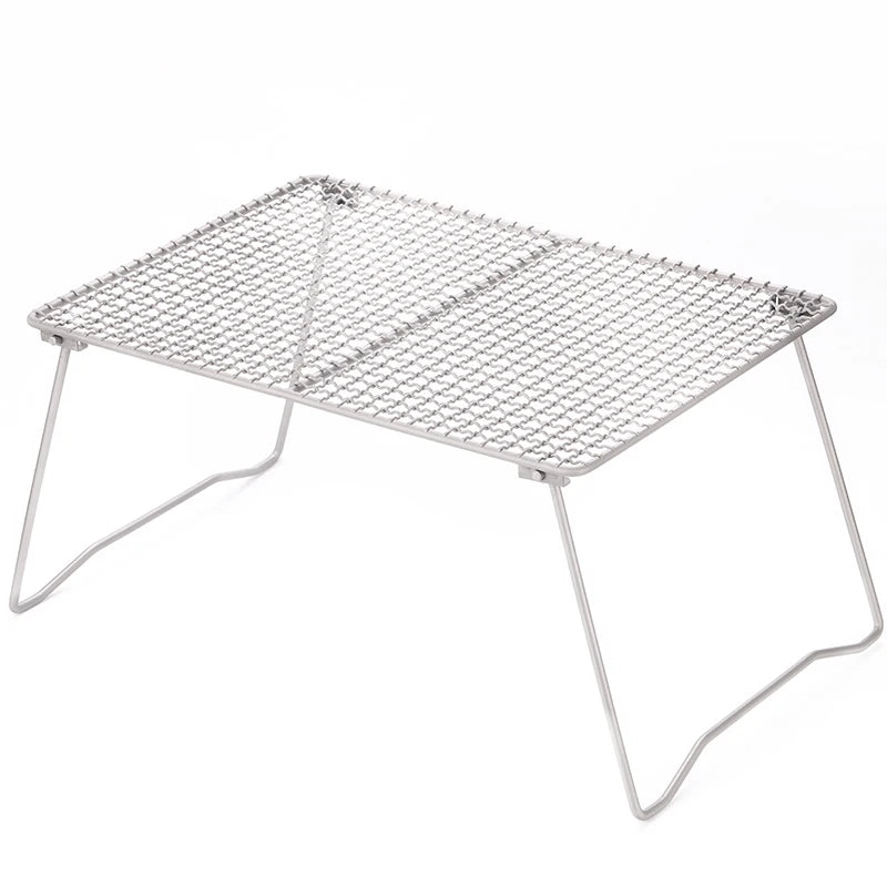 Chinese Products Titanium Barbecue Grill with Leg Barbecue Grill Food Carbon Furnace Gas Grill Camping Accessories