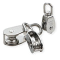 Stainless Steel 304 316 Single Rotating Eye Pulley for Wire Rope