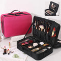 Custom Logo Portable Fashion Candy Pattern Polyester Zipper Closure Cosmetic Makeup Vanity Case Bag for Ladies Beauty Travel