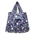 New promotional wholesale custom large Polyester grocery bags handbag reusable foldable tote shopping bag stock