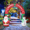 Christmas Inflatable Arch Snowman Waving Welcome Party Set up Props Holiday Store Door Decorations Santa Claus air Arches