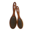 Factory Manufacture Beech Wooden Handle Cat Dog Hair Grooming Comb for Pet With Long Copper Needle
