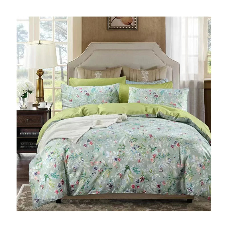 King Size 100% Egyptian Cotton Hot Sale High Quality Customized Eco-friendly Luxury  Hotel Bedding Set Soft Duvet Cover
