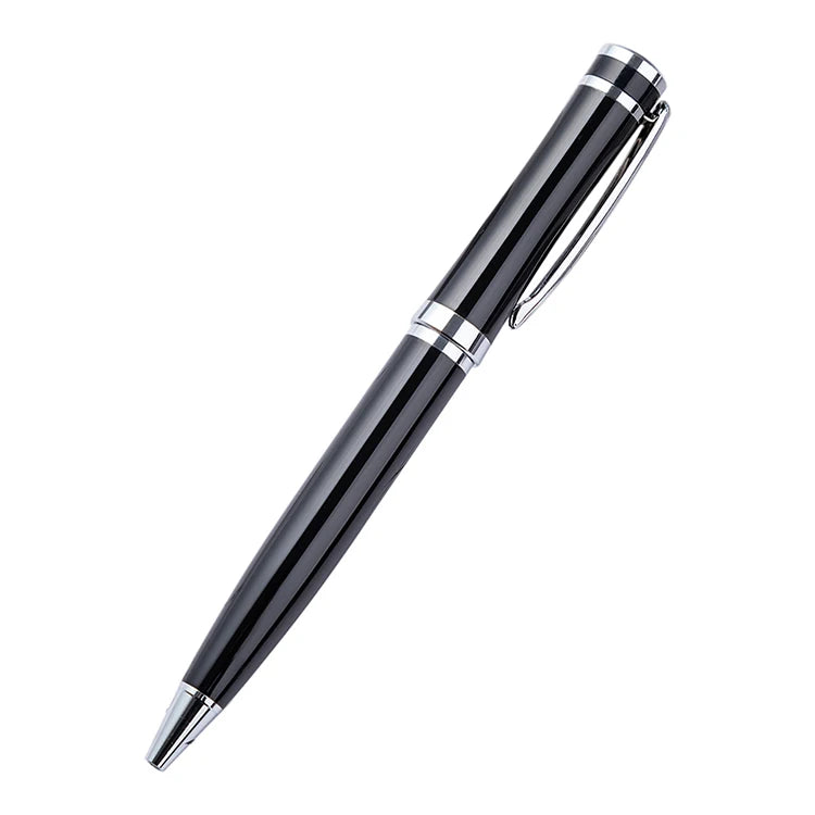 Personalized Embossed Logo Promotional Business Gift Sports Metal Ball Pen Environment-Protective Ink Blue/Black Ink 1.0mm Tip