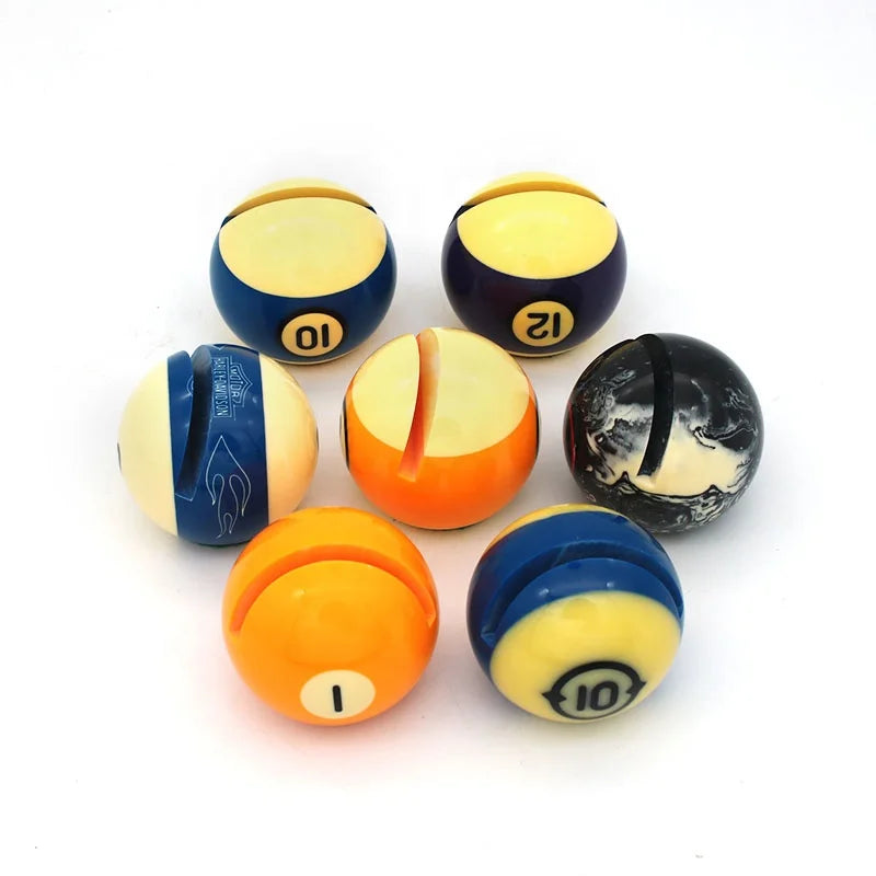 Plastic 16-Ball Billiard & Snooker Business Card Holder Durable and Portable