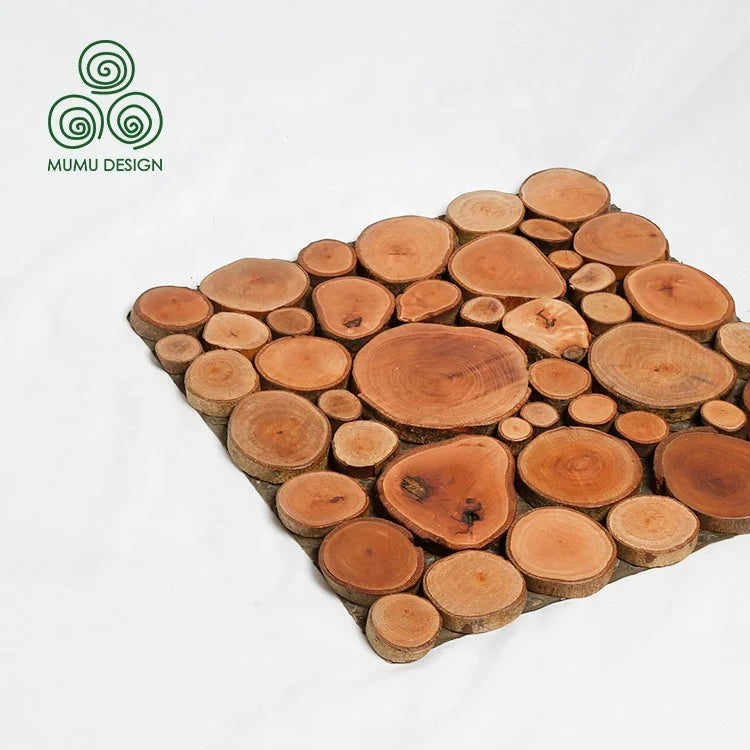 MUMU Modern Classic Art 3D Decorative Wallboard Parquet Wood Mosaic for Indoor Decoration Cladding