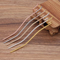 3mm*13.5cm Single Wire Snake Shape Metal Hair Sticks With Hole Hair Forks Hairpins for DIY Bun Head Hair Accessories