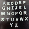 Natural White MOP Shell 26 Alphabet Letter Beads for Jewelry Making DIY Necklace Bracelet Accessories