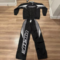 Custom logo Oversized Track Suit Nylon Jogging Set Training Jogging Custom Nylon Windbreaker Sweatsuit Tracksuit Set
