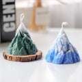 3D DIY Craft Iceberg Snow Mountain Silicone Fondant Mold Resin Mold for Cake Candle Soap Mousse Chocolate Making-Cake Tools