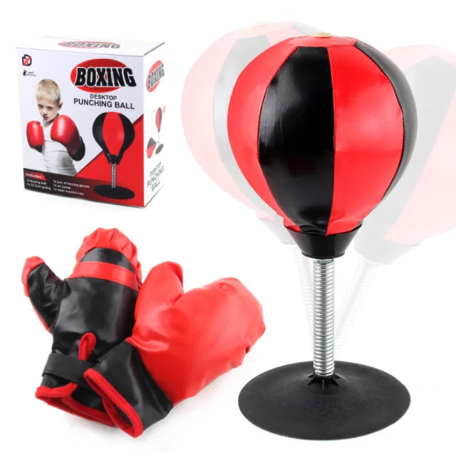 Kids Indoor Sport Toy Anxiety Relief Stress Speed Boxing Bag Balls Boxing Toy Sets