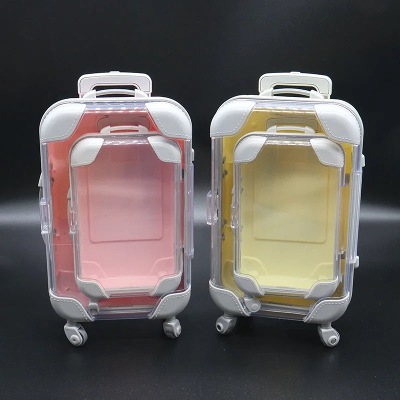 Custom Large Eyelash Lugagge Box Big Plastic Lash Suitcase Packaging