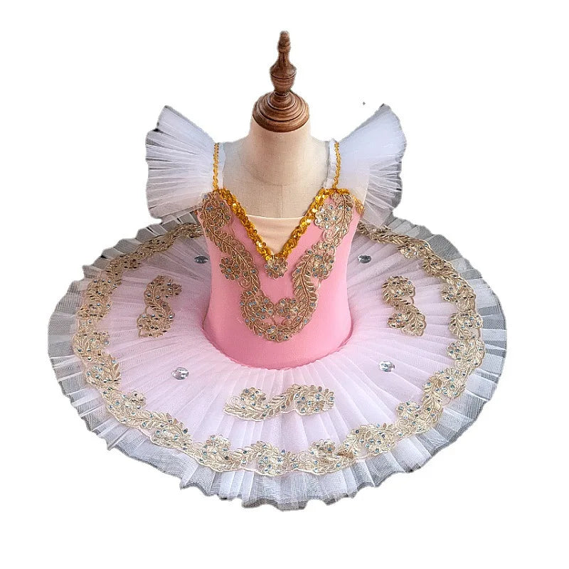 Wholesale Children's Tutu School Performance Dress Training Girl Baby Skirt