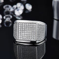 Abiding Jewelry Gold Plated 925 Sterling Silver Diamond Ring Direct Sales Wholesale Price Moissanite Ring Men Rings