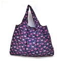 New Stock Eco-Friendly Custom Logo Printed Large Polyester Grocery Bags Reusable Foldable Shopping Tote Pouch Shopping Bags