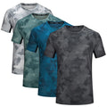 New Arrival Sports O-neck Quick Dry Elastic Fitness Joggers Gym Exercises Men T Shirt