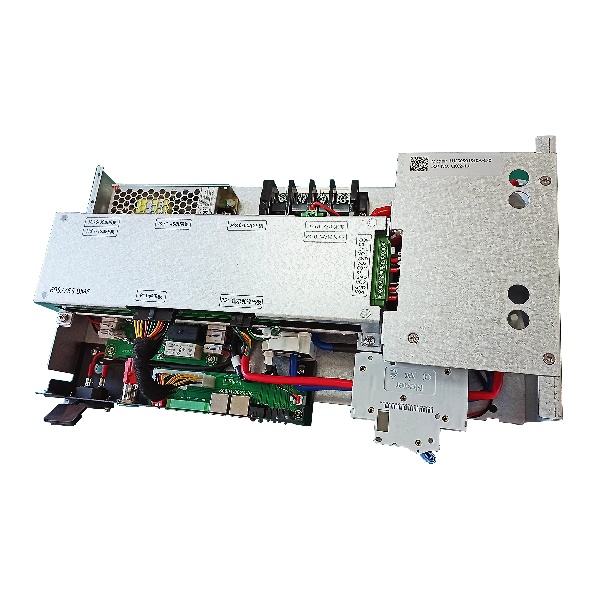 GCE Integrated BMS  32S 102.4V  50A  Lifepo4 Battery  Developed for Large-scale High-voltage Battery Energy Storage Systems
