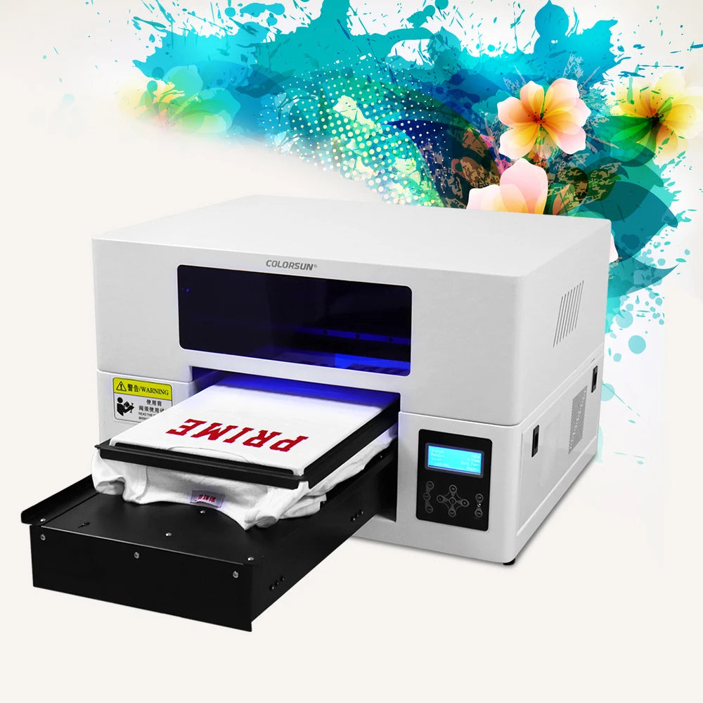 Colorsun Double Print Head Fast High-resolution Printing A3 Dtg Printer T-shirt Printing Machine