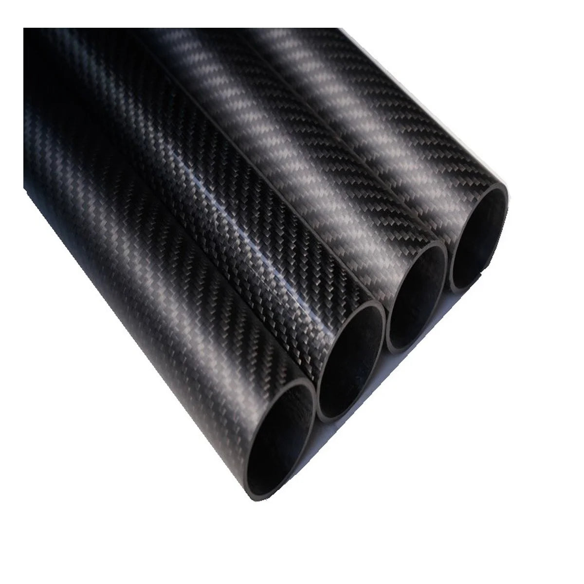 Custom ID 8mm 13mm 18mm 22mm 23mm Thickness 2.0mm Length 500mm Twill Carbon Fiber Tube