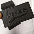 Custom Fashion Sewing Jeans Label Leather Patch for Hat Logo Leather Tagsblack Garment Labels Printed Sustainable Die Cut