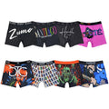 OEM Wholesale Custom Men's Underwear Vendor Plus Size Men Boxer Breathable Elastic Band Print Short Leg Boxers Briefs for Men