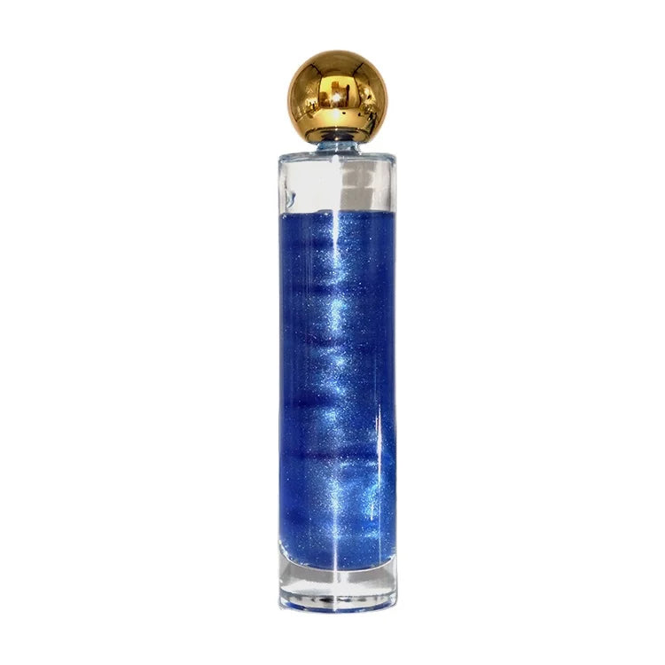 50 ml 100 ml Fashion Trend Luxury Cylinder Perfume Bottle with Round Metal Lid
