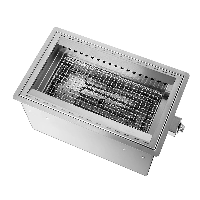 High Power Electric BBQ Grill Square Korean Restaurant Grill Style for Indoor Use & Party Cooking