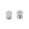 Nolvo World 4 Colors 7 mm Solid Rivets Fasteners Leather Crafts Bags Studs Bag Bottom Screws Nickel Nail Studs Purse Rivet