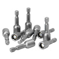 Magnetic Nut Driver Set 8mm 5/16" Socket Adapter Hex Drill Bit