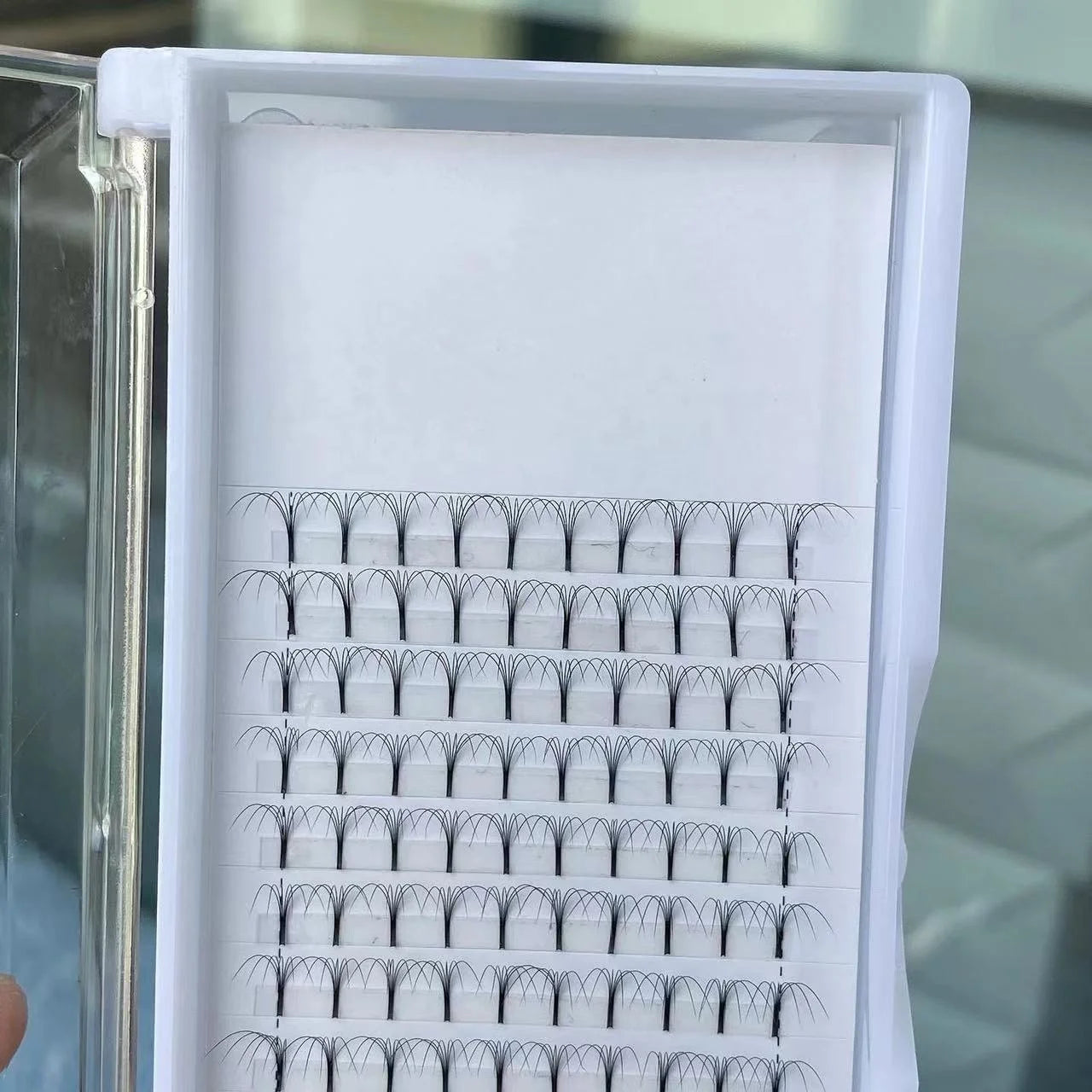 Handmade 3D 5D 6D Premade Volume Fans Eyelash Extensions with Long Stem