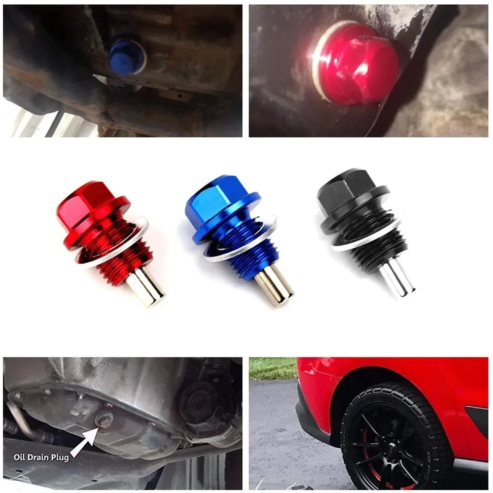 Aluminum Bolts M18*1.5 High Quality Magnetic Oil Drain Plug Magnetic Oil Sump Drain Plug Nut With Washer