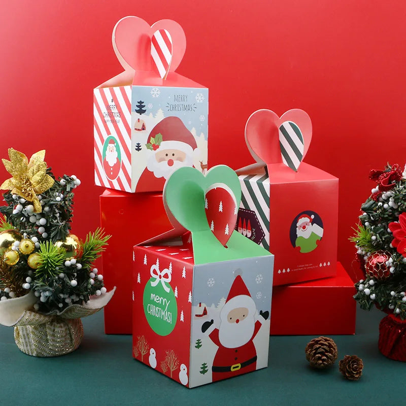 Hot Sell Christmas Eve Apple Gift Box for Christmas Apple Packing Paper Gift Boxes