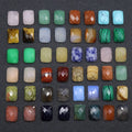 DIY Stones and crystals Natural Stone Carved Skull Gemstone Cabochon fit Pendant Rings making