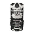 Black Skulls Printed Seamless Tube Neck Gaiter Outdoor Bandana