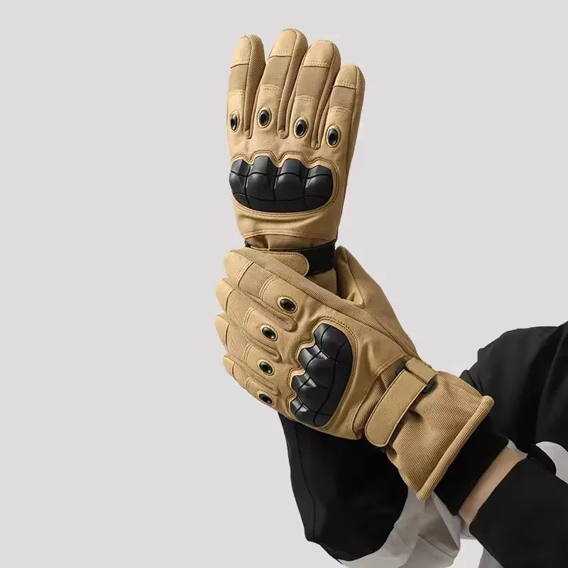 Windproof Touchscreen Warm Custom Racing Outdoor Riding Men Winter Cycling Gloves
